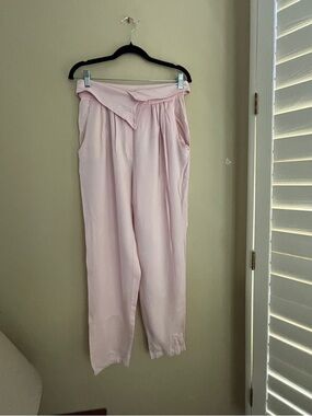Le Painty Vintage Pink High-Waist Paperbag Trousers Women’s Size 40